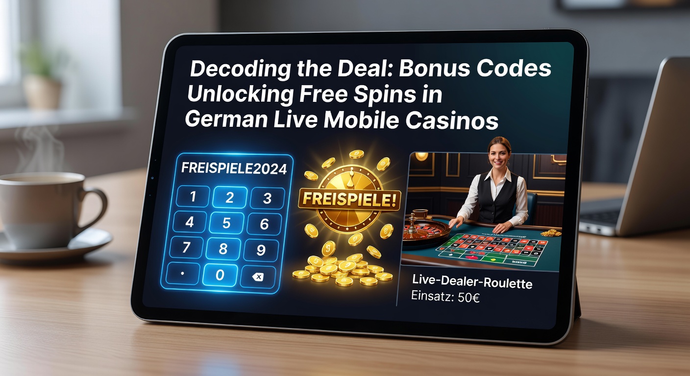 Screenshot eines Bonuscode-Eingabefeldes auf einem Smartphone in einem Live-Casino-App, das Freispiele aktiviert