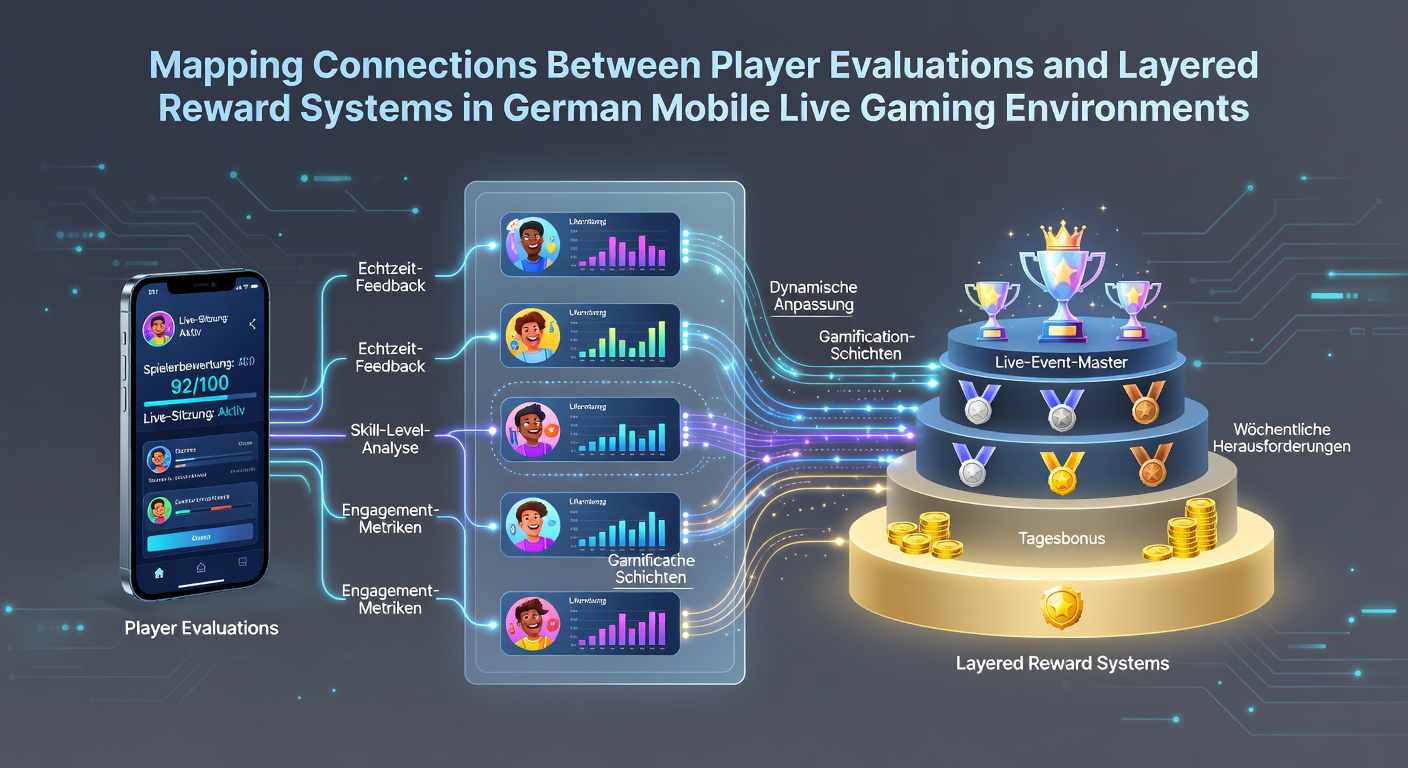 Grafische Darstellung der Verknüpfungen zwischen Spielerbewertungen und mehrstufigen Belohnungssystemen in mobilen Live-Casinos