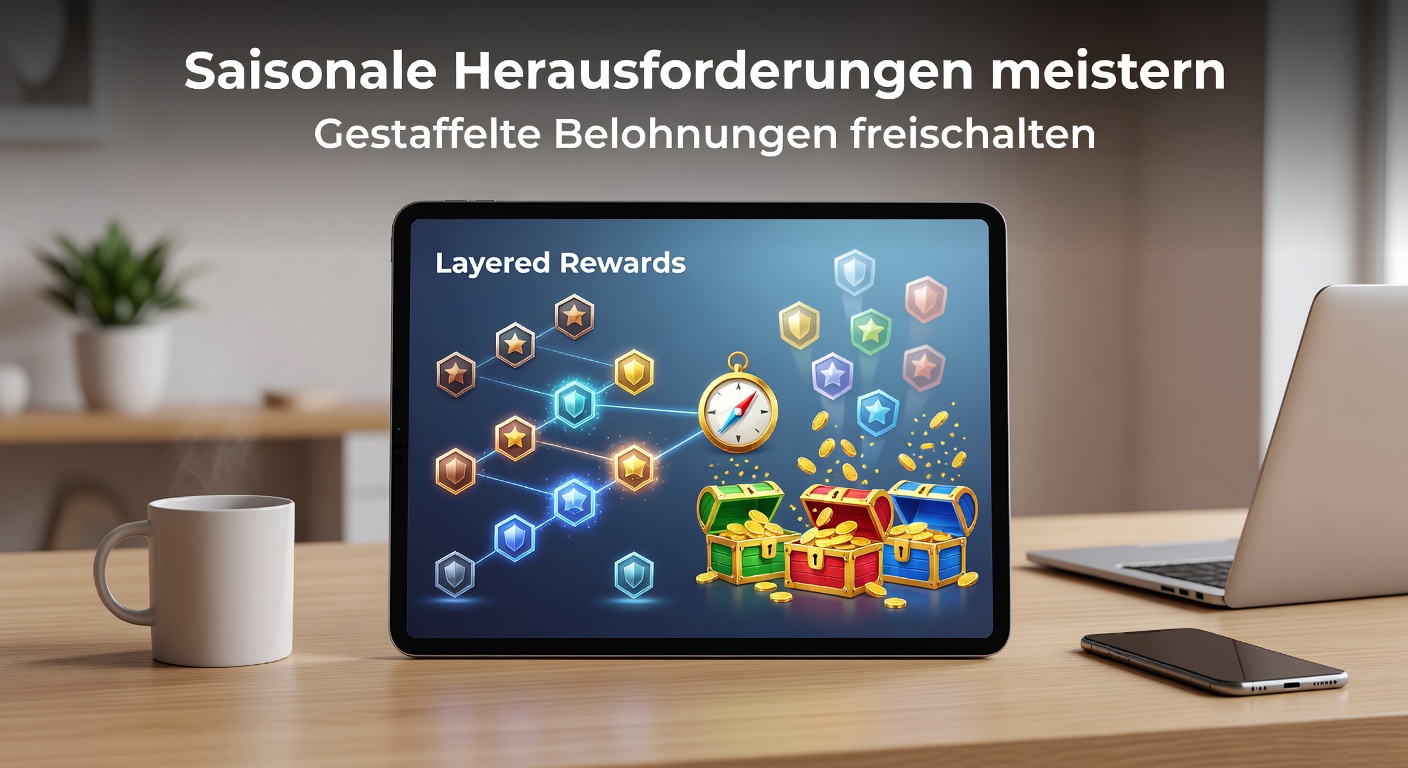 Saisonale Herausforderungen in mobilen Live-Gaming-Umgebungen mit gestaffelten Belohnungen